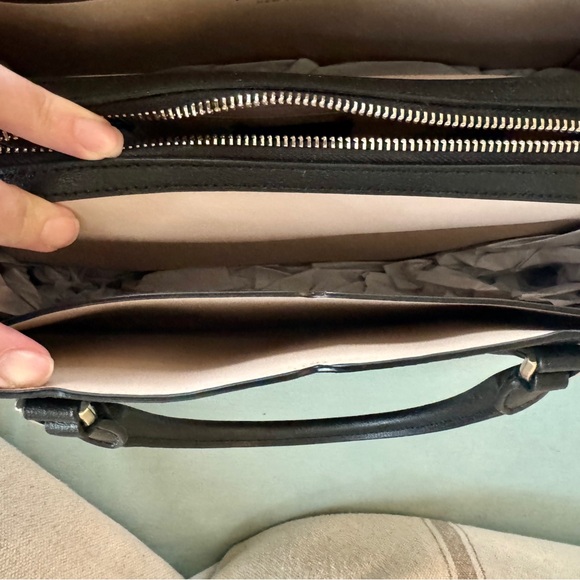 Kate Spade Medium Triple Compartment Black Satchel - Picture 10 of 14